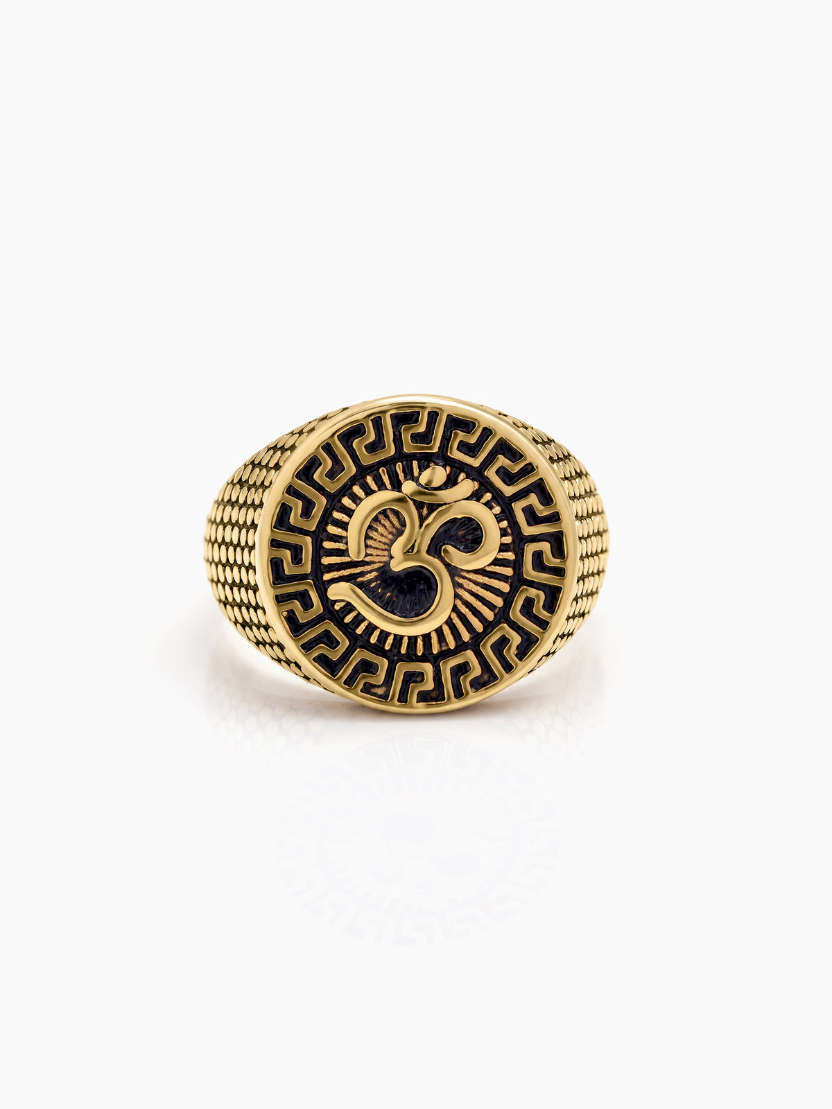 Anant Om Gold Men's Rings