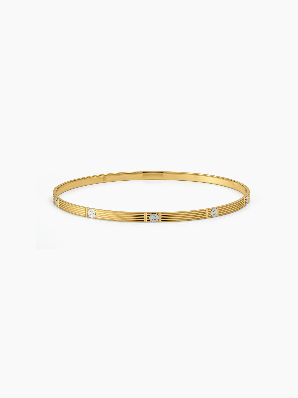 Bhumi Dot Gold Set Of 8 Women's 2/4, 2/6, 2/8 Bangles