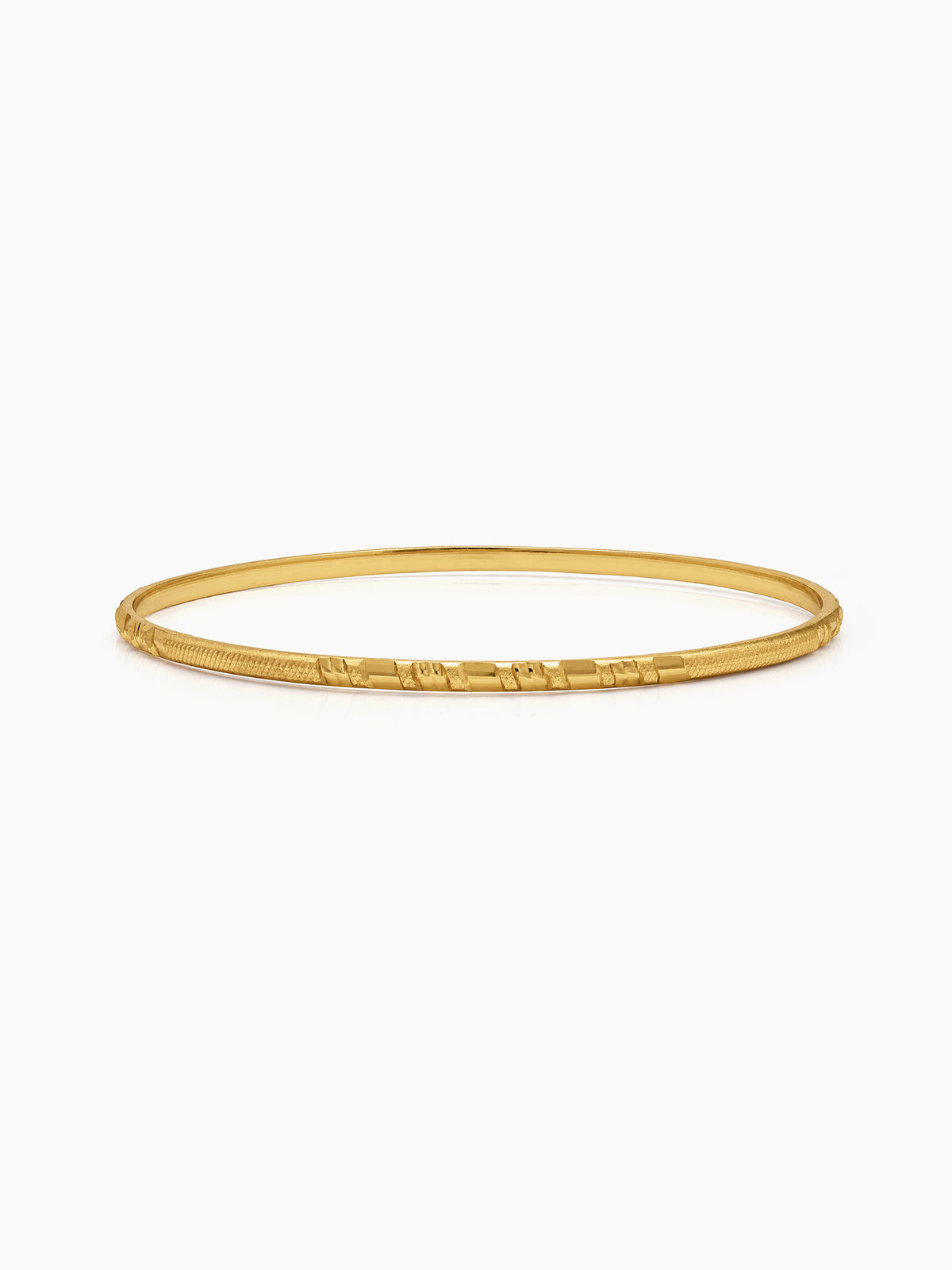 Jivika Textured Gold Set Of 8 Women's 2/4, 2/6, 2/8 Bangles