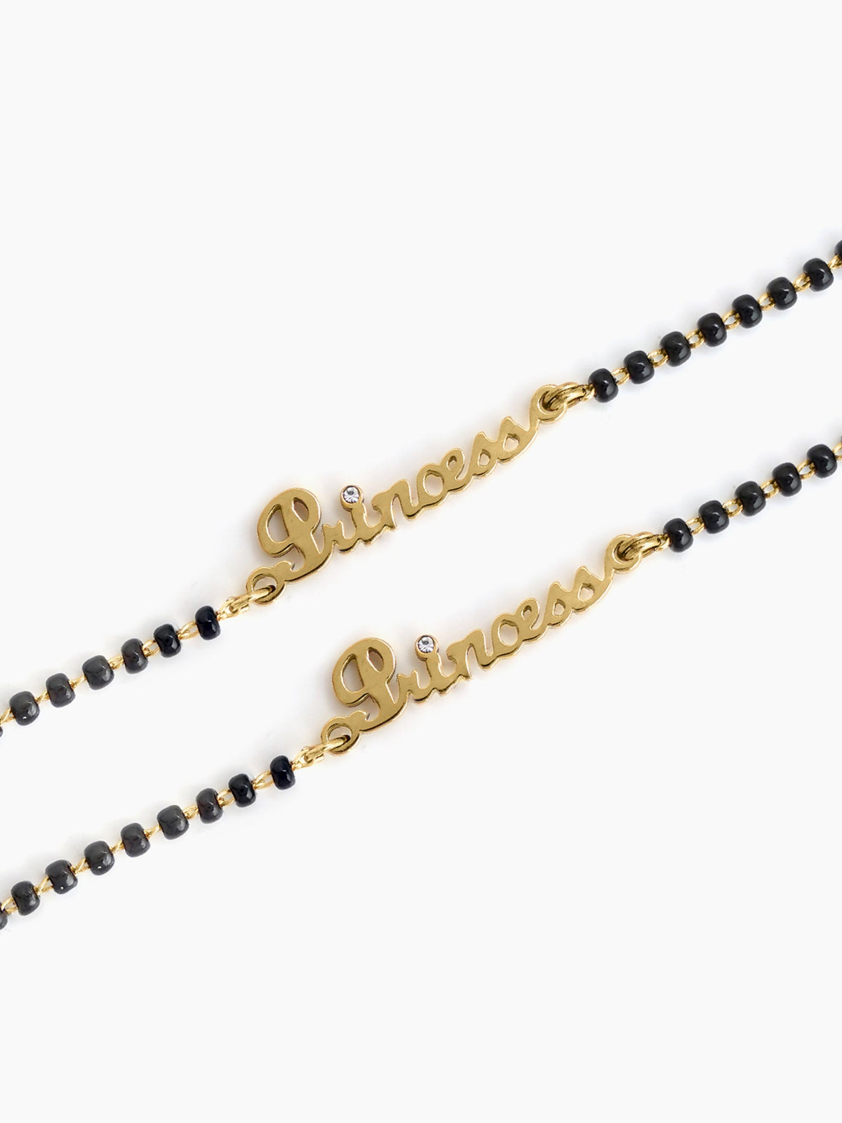 Little Princess Solitaire 18K Gold Plated Kid's Nazariya Bracelets