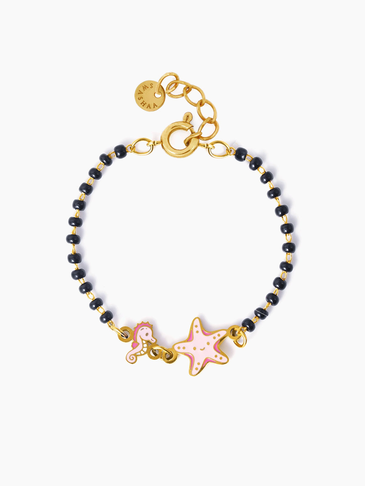 Ocean Dreams Charms 18K Gols Plated Kid's Nazariya Loose Bracletet