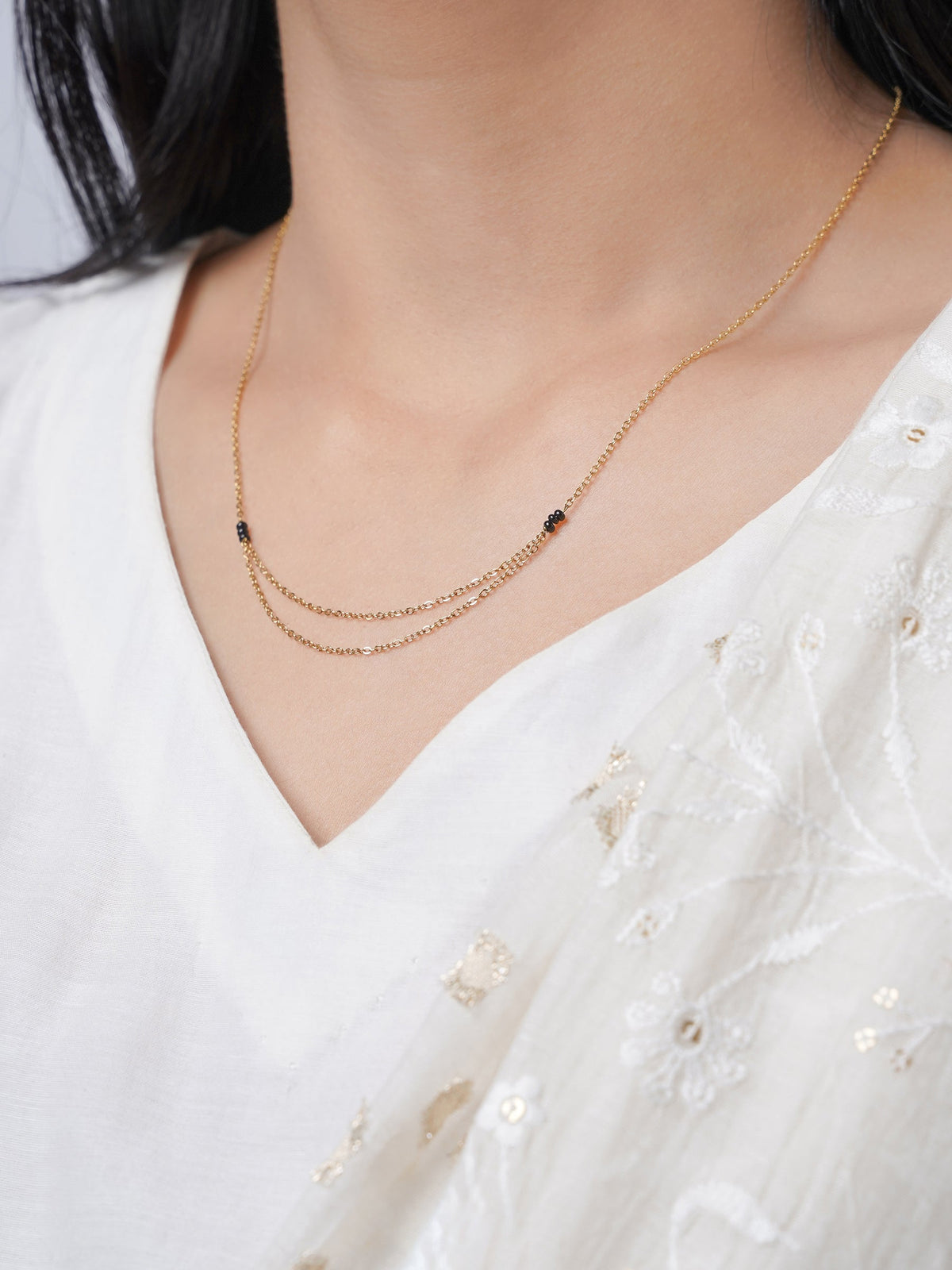 Roop Layered 18K Gold Plated Mangalsutra