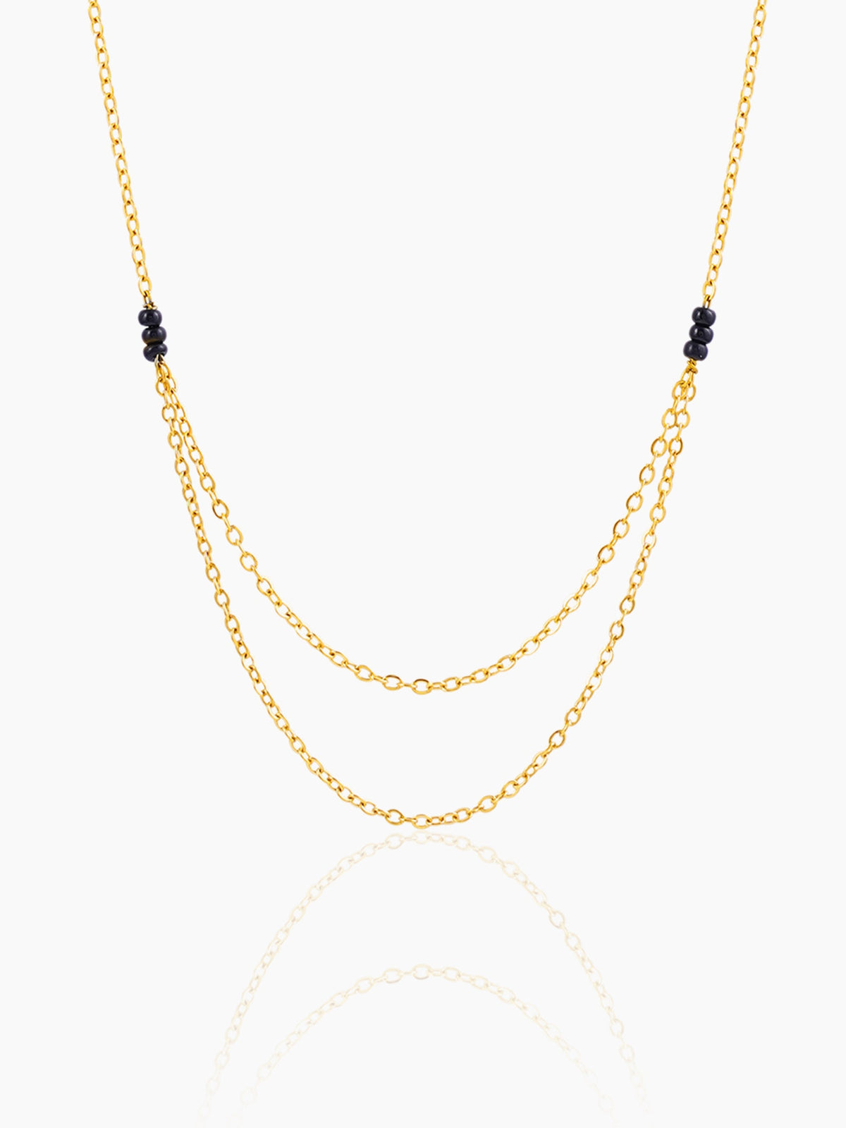 Roop Layered 18K Gold Plated Mangalsutra