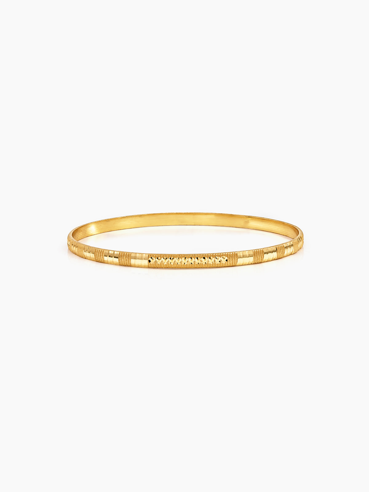 Antara Textured Gold 2/4, 2/6, 2/8 Women's Bangles (Set Of 4)