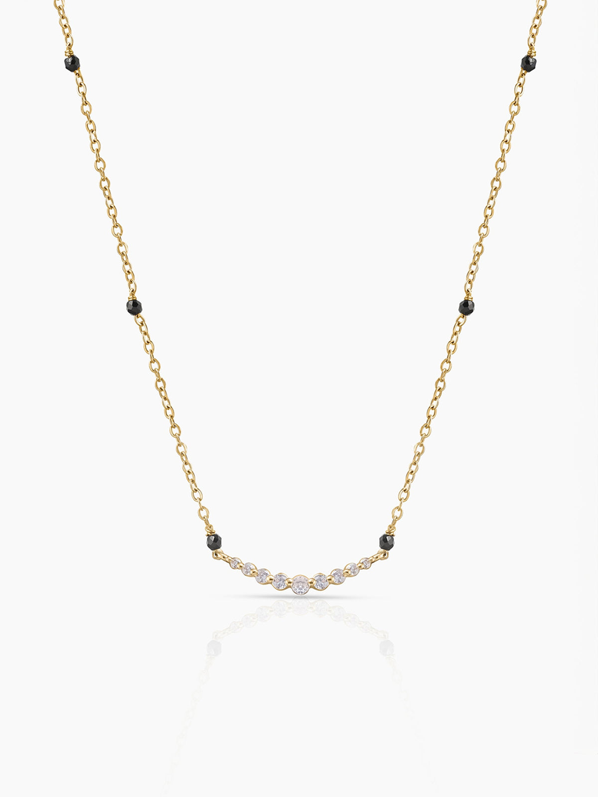 Avina Diamond Bar 18K Gold Plated Mangalsutra