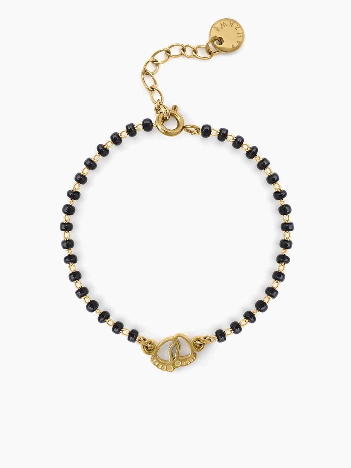 Baby First Steps 18K Gold Plated Kid's Nazariya Bracelets