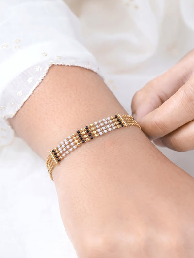 Hiya 18K Gold Plated Women's Mangalsutra Bracelets