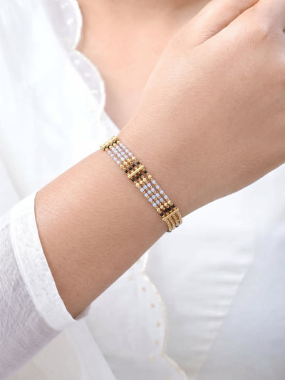 Hiya 18K Gold Plated Women's Mangalsutra Bracelets
