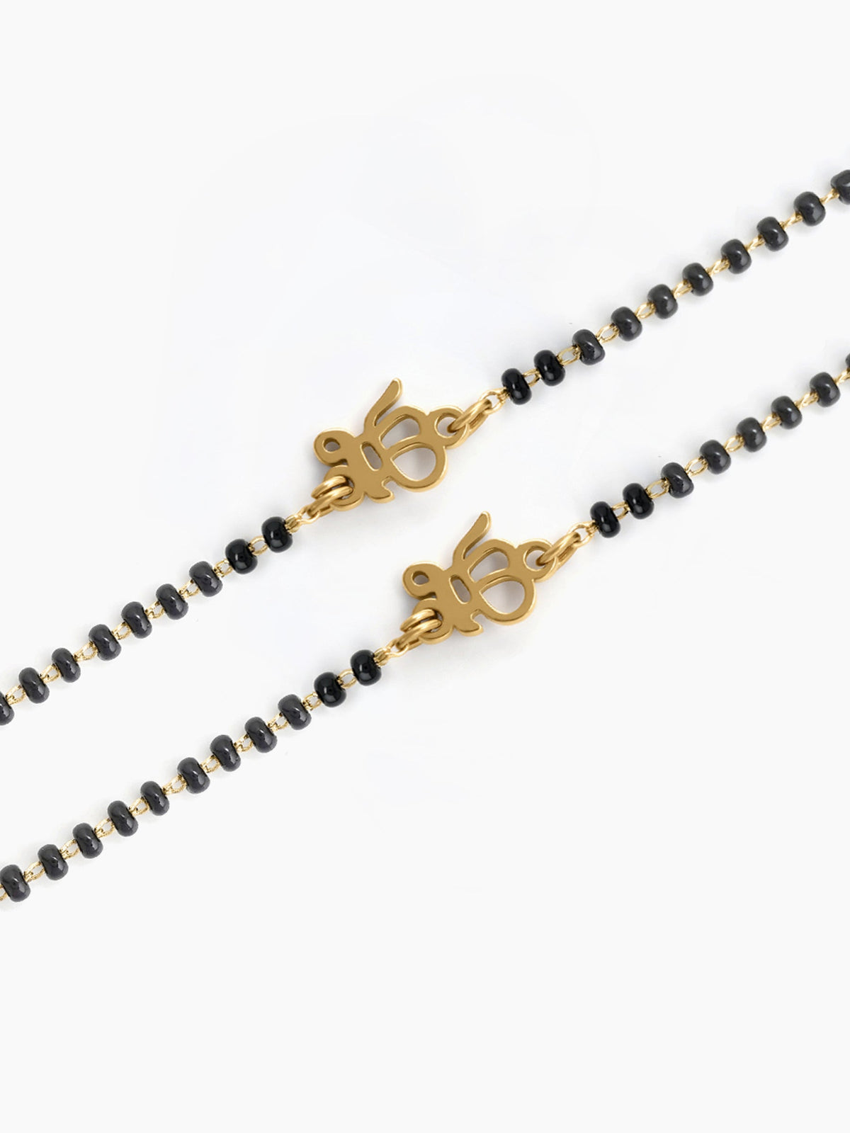 Ik Onkar 18K Gold Plated Kid's Nazariya Bracelet