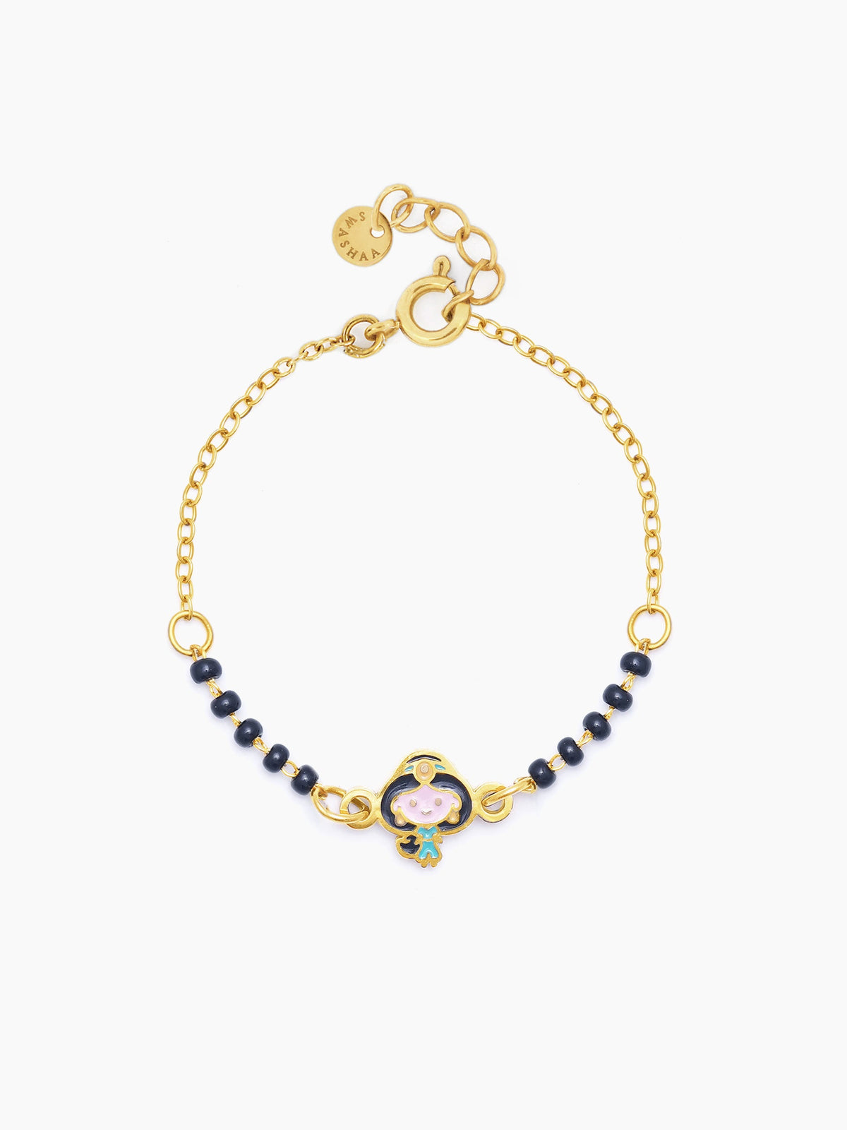 Jasmine's Charm 18K Gold Plated Kid's Nazariya Loose Bracelet