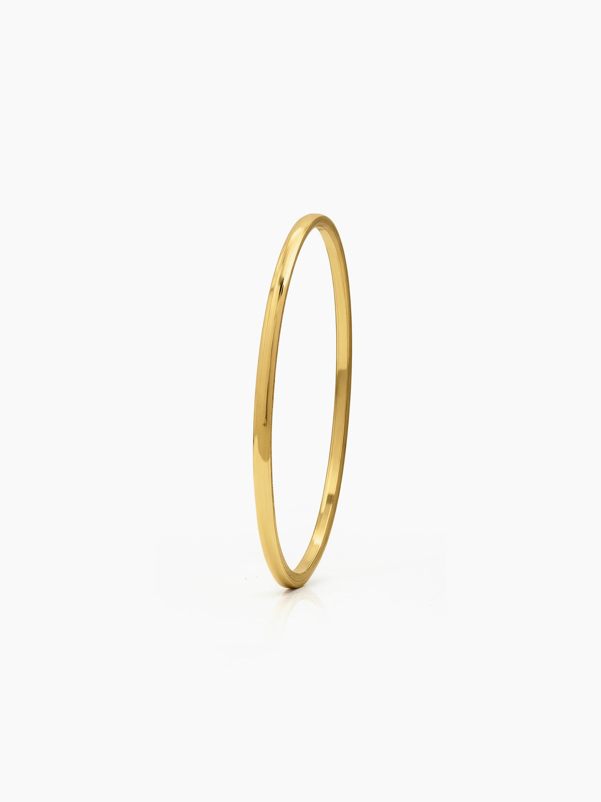 Kashvi Sleek Round Gold Set Of 4 Women's 2/4, 2/6, 2/8  Bangles