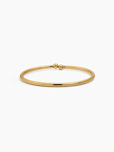 Kavini Classic Gold Set Of 2 Women's 2/4, 2/6, 2/8 Cuff Bangles