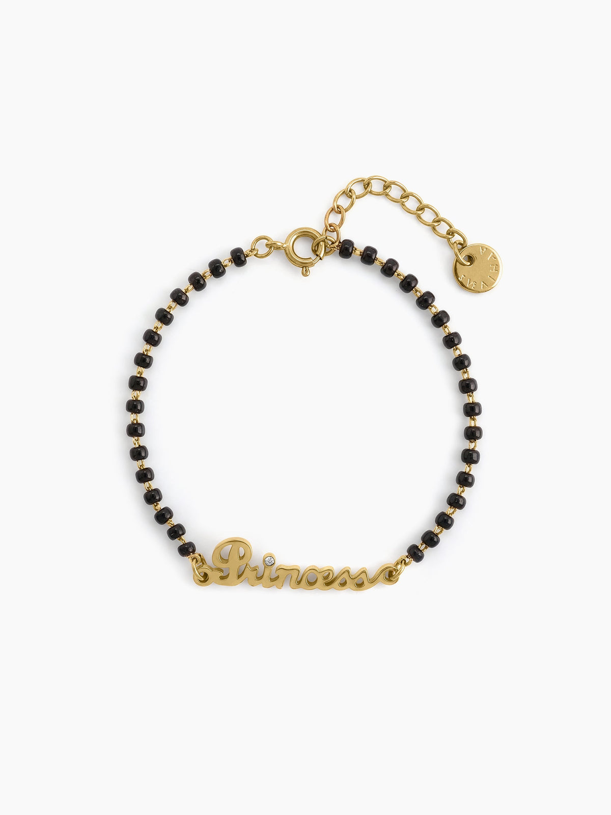 Little Princess Solitaire 18K Gold Plated Kid's Nazariya Bracelets