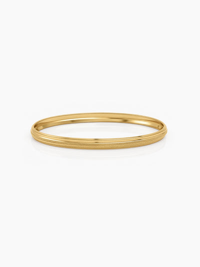 Nivita Texture Line Gold Set of 4 Women's 2/4, 2/6, 2/8 Bangles