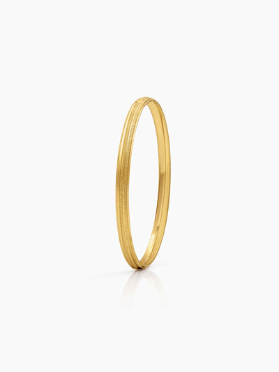 Nivita Texture Line Gold Set of 4 Women's 2/4, 2/6, 2/8 Bangles