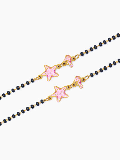 Ocean Dreams Charms 18K Gols Plated Kid's Nazariya Loose Bracletet