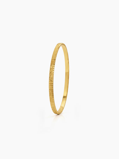 Pakhi Classic Texture Gold Set Of 4 Women's 2/4, 2/6, 2/8 Bangles 