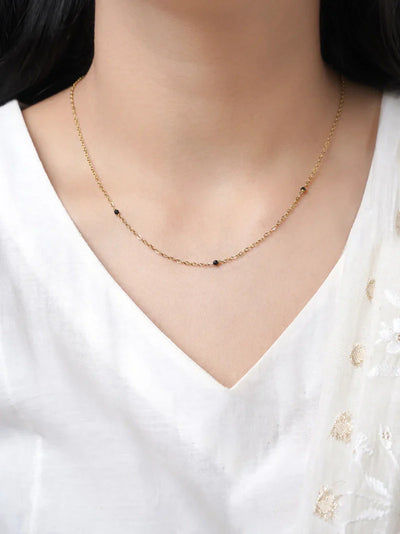 Sharvari Plain 18K Gold Plated Mangalsutra