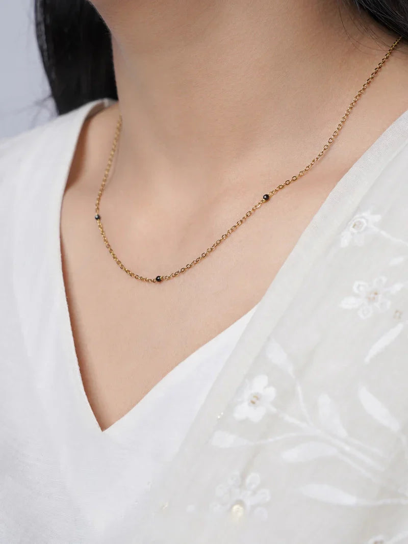 Sharvari Plain 18K Gold Plated Mangalsutra