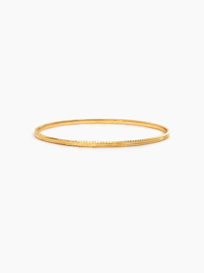Siddhi Textured Gold 2/4 , 2/6, 2/8 Women's Bangles (Set Of 8)