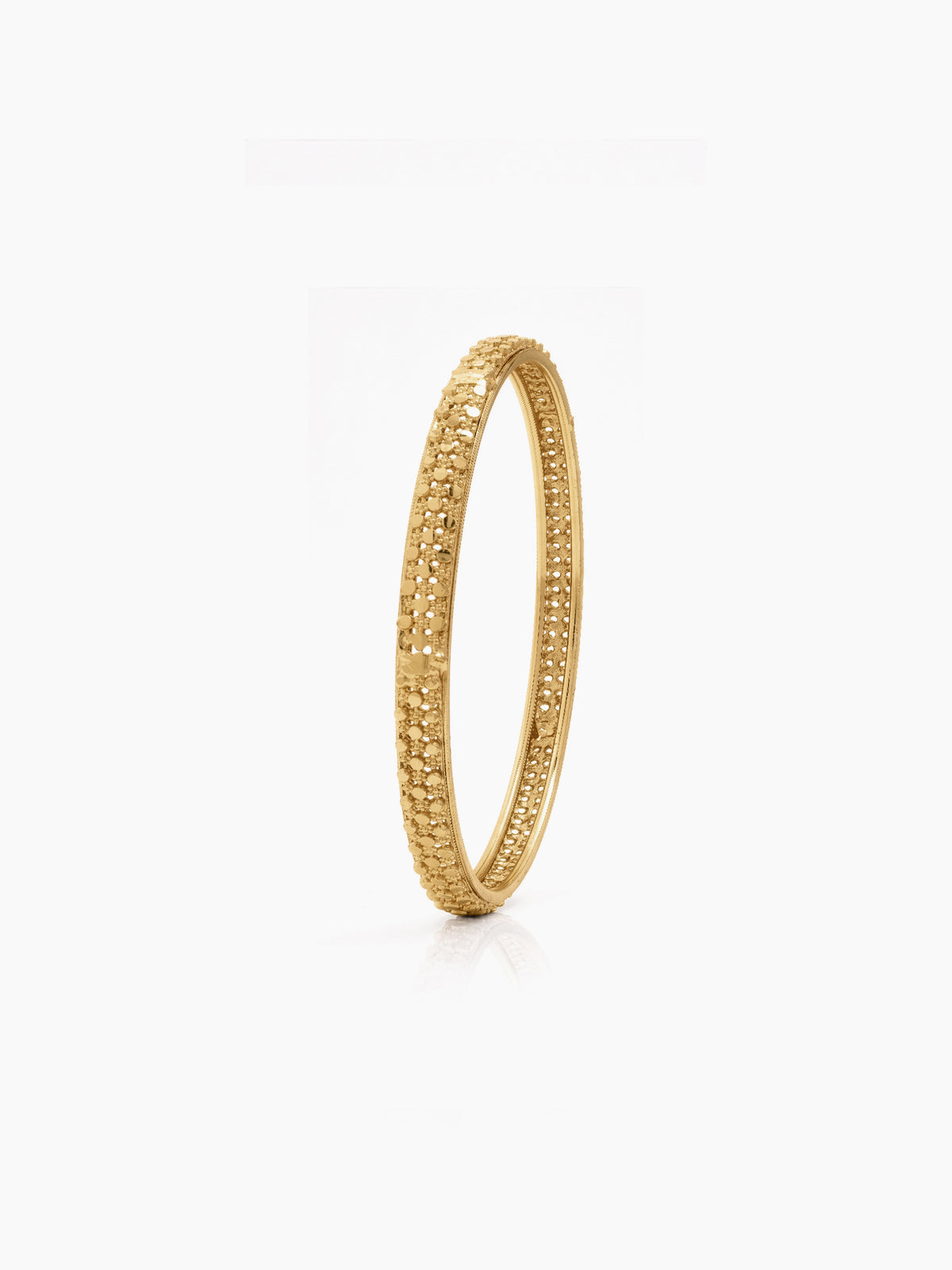 Suhani Textur Gold Set Of 4 Women's 2/4, 2/6, 2/8  Bangles 