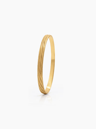 Tanvika Texture Gold Set Of 4 Women's 2/4, 2/6, 2/8  Bangles